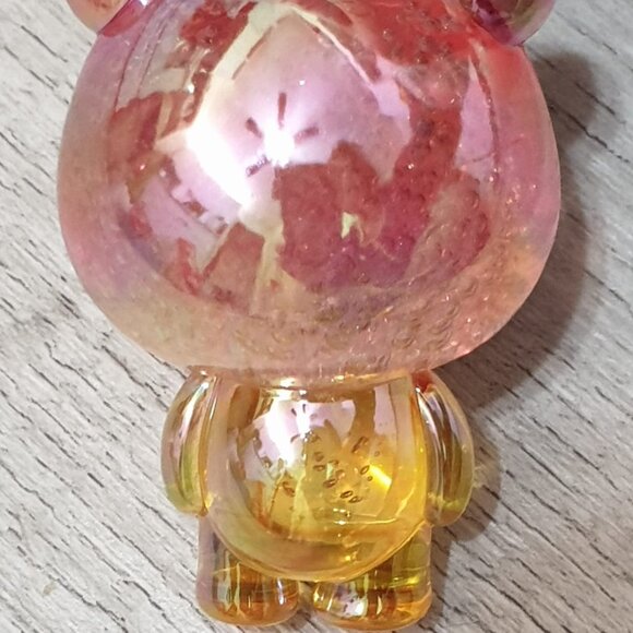 Teddy Bear Pink Gummy Bear Key Chain Keyring handbag Backpack Pendant Accessory - Picture 3 of 3